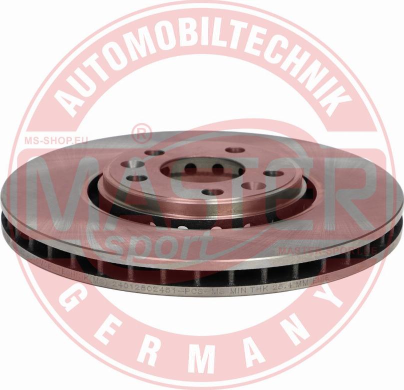 MASTER-SPORT GERMANY 24012802451-PCS-MS - Brake Disc autospares.lv