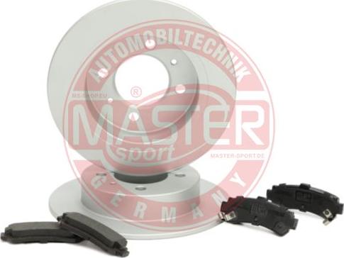MASTER-SPORT GERMANY 200701080 - Brake Set, disc brakes autospares.lv