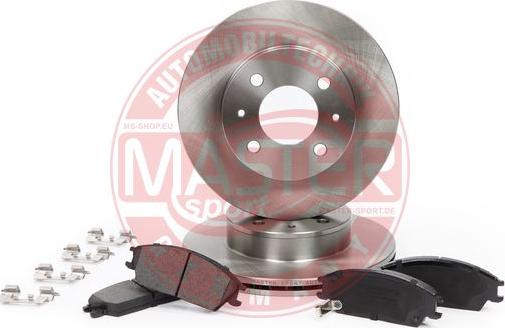 MASTER-SPORT GERMANY 201901140 - Brake Set, disc brakes autospares.lv