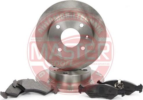 MASTER-SPORT GERMANY 201001960 - Brake Set, disc brakes autospares.lv