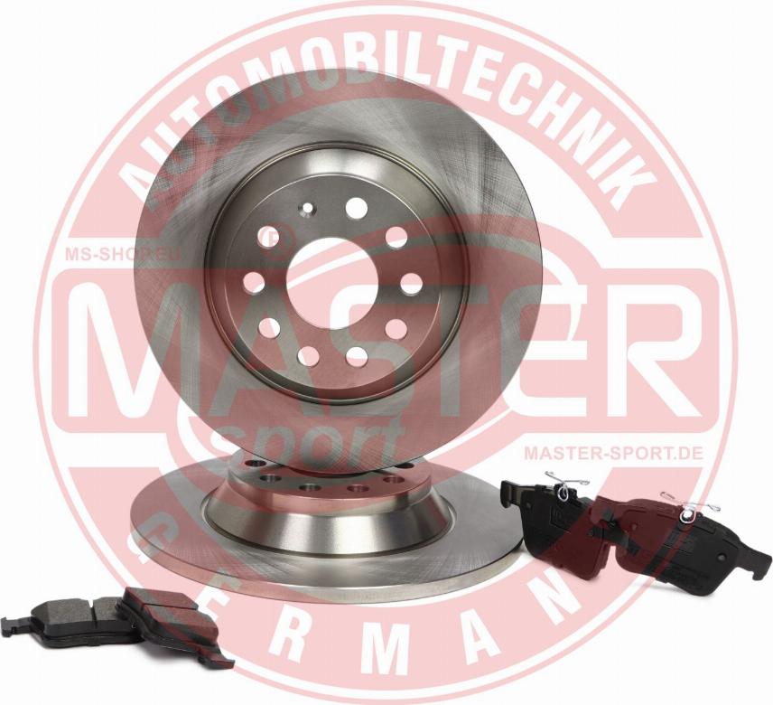 MASTER-SPORT GERMANY 201202100 - Brake Set, disc brakes autospares.lv