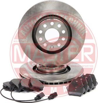 MASTER-SPORT GERMANY 203001131 - Brake Set, disc brakes autospares.lv