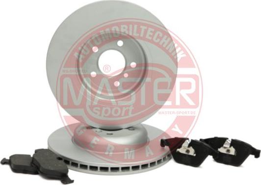 MASTER-SPORT GERMANY 203002180 - Brake Set, disc brakes autospares.lv