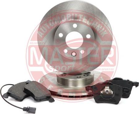 MASTER-SPORT GERMANY 202601150 - Brake Set, disc brakes autospares.lv