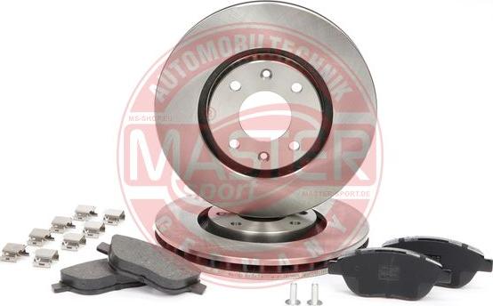 MASTER-SPORT GERMANY 202601200 - Brake Set, disc brakes autospares.lv