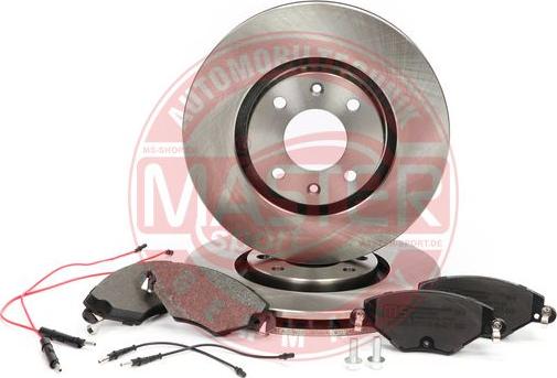 MASTER-SPORT GERMANY 202601202 - Brake Set, disc brakes autospares.lv