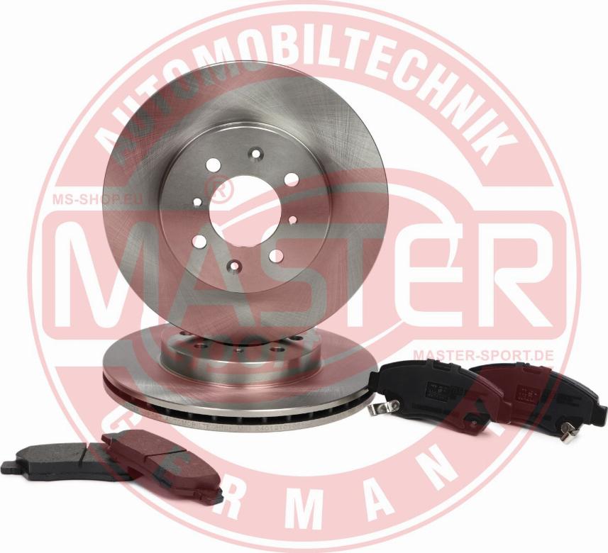 MASTER-SPORT GERMANY 202101052 - Brake Set, disc brakes autospares.lv