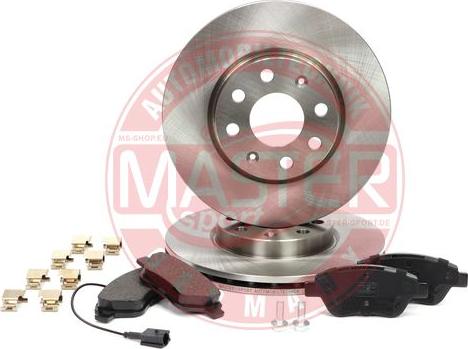 MASTER-SPORT GERMANY 202202310 - Brake Set, disc brakes autospares.lv