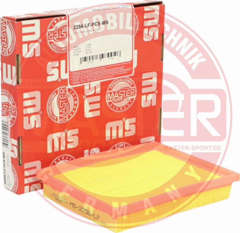 MASTER-SPORT GERMANY 2256-LF-PCS-MS - Air Filter, engine autospares.lv