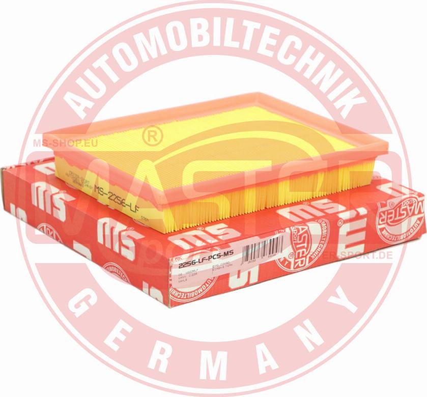 MASTER-SPORT GERMANY 2256-LF-PCS-MS - Air Filter, engine autospares.lv