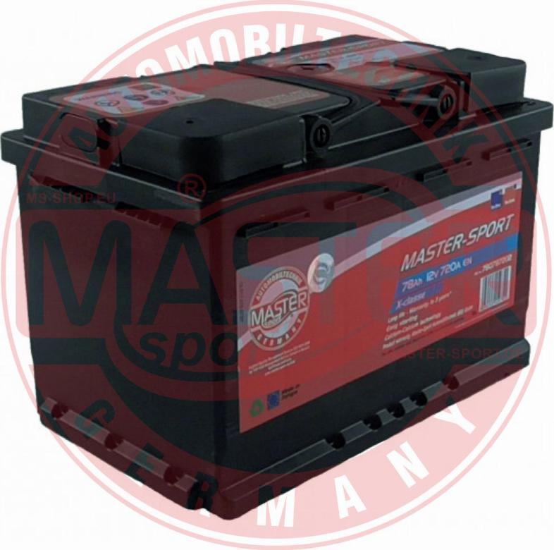 MASTER-SPORT GERMANY 780787202 - Starter Battery autospares.lv