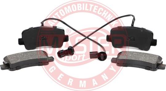 MASTER-SPORT GERMANY K6048582 - Brake Pad Set, disc brake autospares.lv