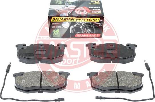 MASTER-SPORT GERMANY K6039532 - Brake Pad Set, disc brake autospares.lv