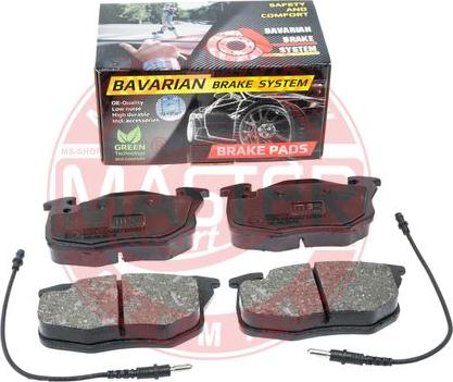 MASTER-SPORT GERMANY K6039112 - Brake Pad Set, disc brake autospares.lv