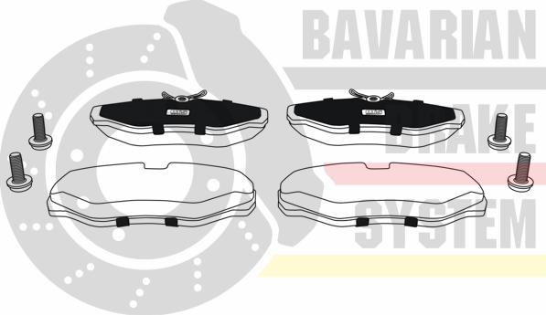 MASTER-SPORT GERMANY K6028702 - Brake Pad Set, disc brake autospares.lv