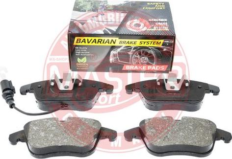 MASTER-SPORT GERMANY K6072422 - Brake Pad Set, disc brake autospares.lv