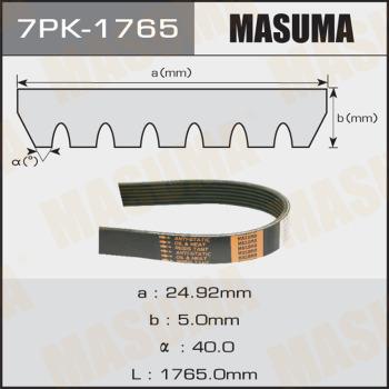 MASUMA 7PK-1765 - V-Ribbed Belt autospares.lv