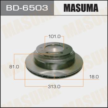 MASUMA BD-6503 - Brake Disc autospares.lv