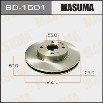 MASUMA BD-1501 - Brake Disc autospares.lv