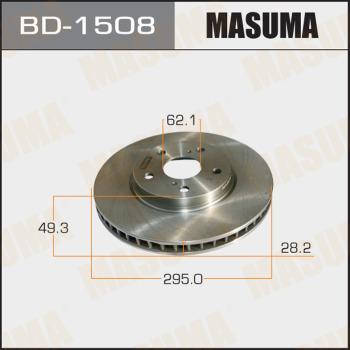 MASUMA BD-1508 - Brake Disc autospares.lv