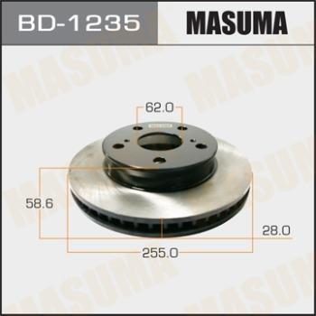 MASUMA BD-1235 - Brake Disc autospares.lv