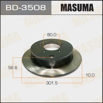 MASUMA BD-3508 - Brake Disc autospares.lv