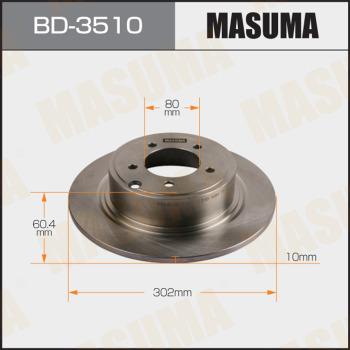 MASUMA BD-3510 - Brake Disc autospares.lv