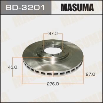 MASUMA BD-3201 - Brake Disc autospares.lv