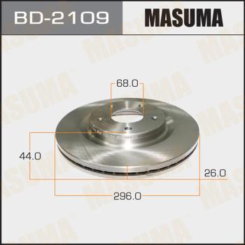 MASUMA BD-2109 - Brake Disc autospares.lv