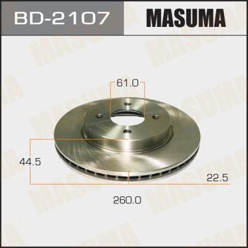 MASUMA BD-2107 - Brake Disc autospares.lv