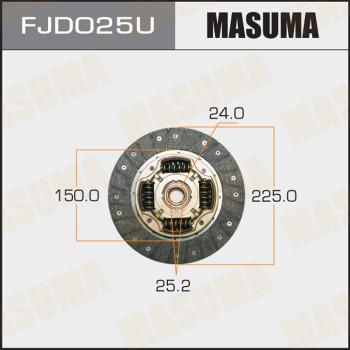 MASUMA FJD025U - Clutch Disc autospares.lv