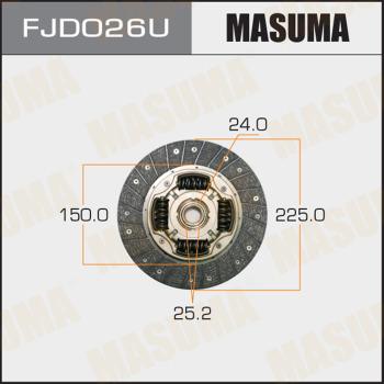 MASUMA FJD026U - Clutch Disc autospares.lv