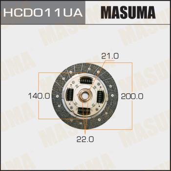 MASUMA HCD011UA - Clutch Disc autospares.lv