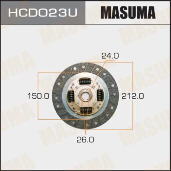 MASUMA HCD023U - Clutch Disc autospares.lv