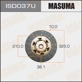 MASUMA ISD037U - Clutch Disc autospares.lv