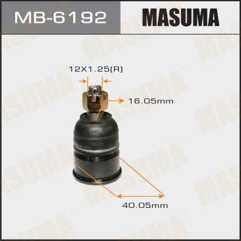 MASUMA MB-6192 - Ball Joint autospares.lv