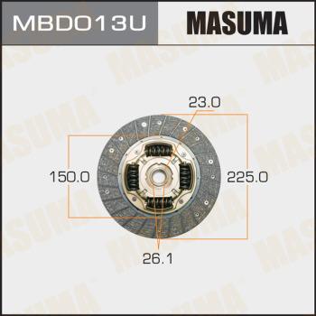 MASUMA MBD013U - Clutch Disc autospares.lv