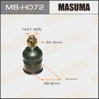 MASUMA MB-H072 - Ball Joint autospares.lv