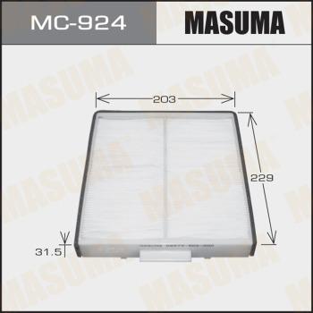 MASUMA MC-924 - Filter, interior air autospares.lv