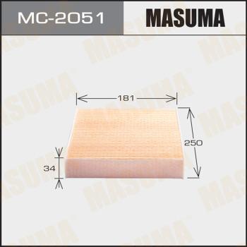 MASUMA MC-2051 - Filter, interior air autospares.lv