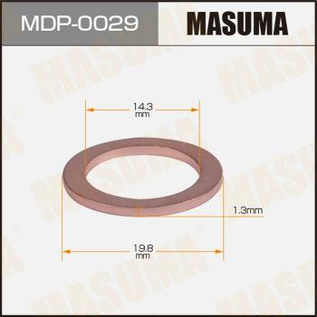 MASUMA MDP-0029 - Seal Ring, oil drain plug autospares.lv