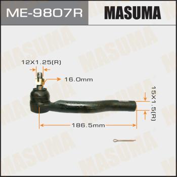 MASUMA ME-9807R - Tie Rod End autospares.lv