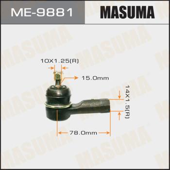 MASUMA ME-9881 - Tie Rod End autospares.lv