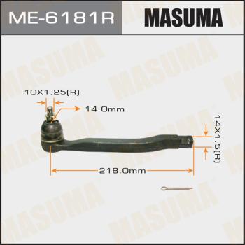 MASUMA ME-6181R - Tie Rod End autospares.lv