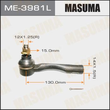 MASUMA ME-3981L - Tie Rod End autospares.lv