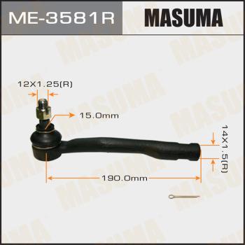 MASUMA ME-3581R - Tie Rod End autospares.lv