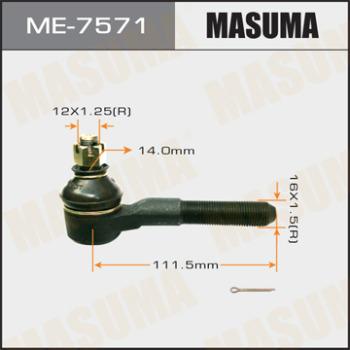 MASUMA ME-7571 - Tie Rod End autospares.lv