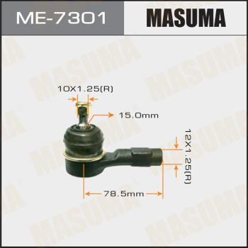 MASUMA ME-7301 - Tie Rod End autospares.lv