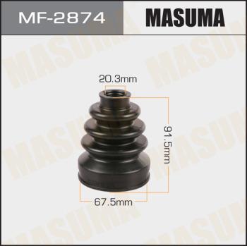 MASUMA MF-2874 - Bellow, drive shaft autospares.lv