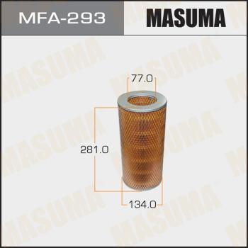 MASUMA MFA-293 - Air Filter, engine autospares.lv